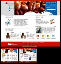 融合靈感與商機 紅動網影視策劃視角下的咖啡公司網站設計模板